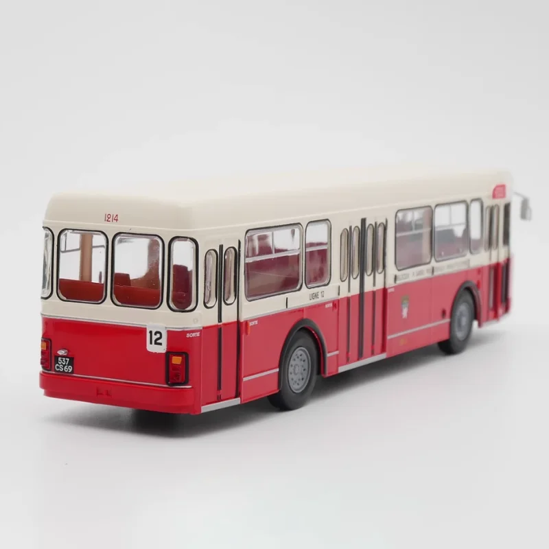 Литая в масштабе 1:43 модель автомобиля Berliet PCM-U 1965 Bus из сплава Готовая коллекция