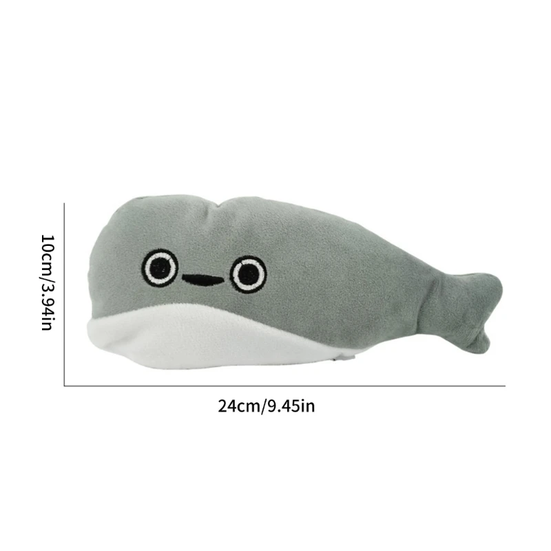 Интерактивная игрушка для кошек Sacabambaspis USB мягкая флокированная котят рыбок