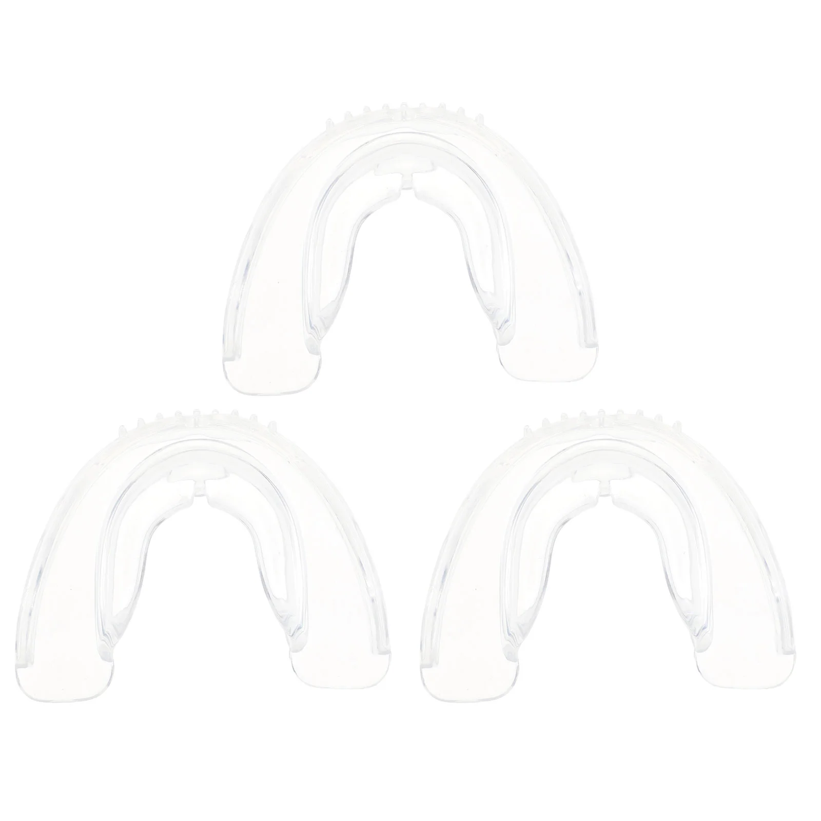 

3 Sets Transparent Guard Bite Retainer Molding Guard Grinding Guard Clenching Guard