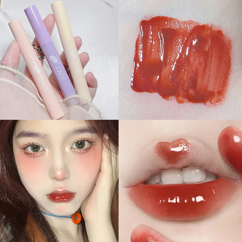 6 шт. ледяной летний блеск для губ матовый красный оттенок макияжа долговечная