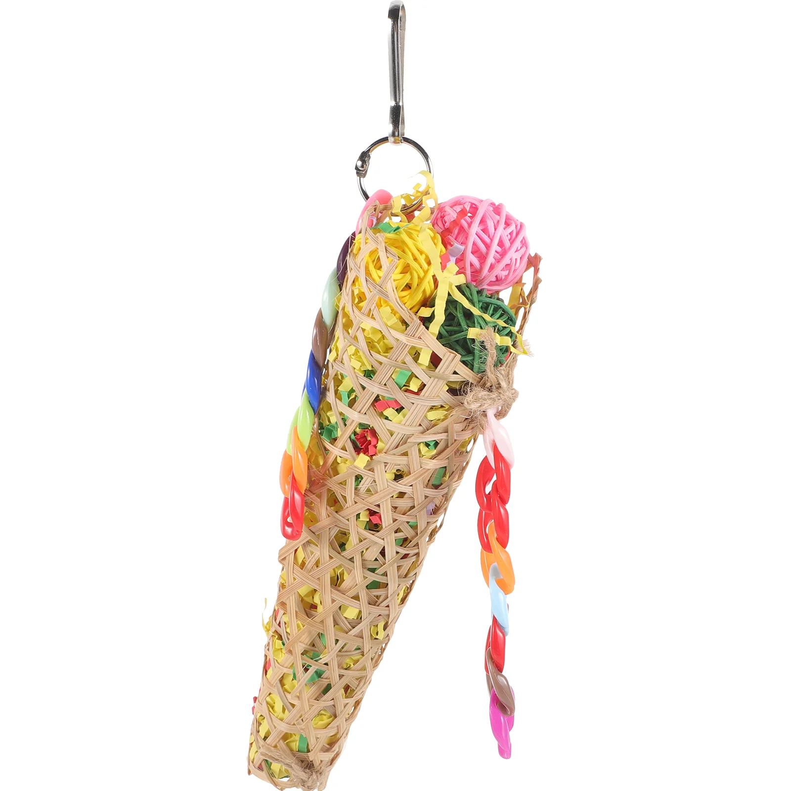 

Shredding Toy for Parrot Bird Chewing Toy Chewing Hanging Toy Bird Suspending Swing Toy