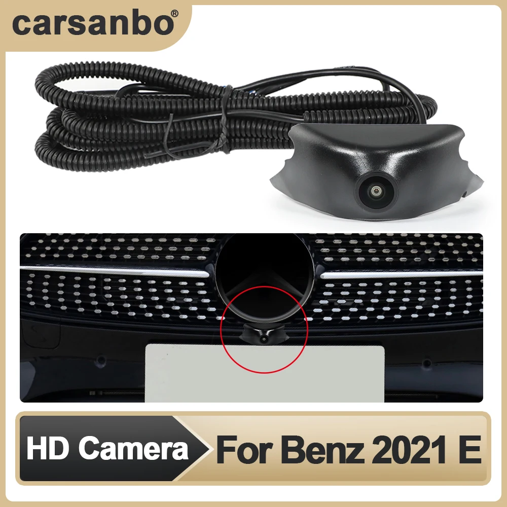 Carsanbo Car Front View OEM Camera HD Night Vision Camera Fisheye Wide Angle 150° Parking Monitoring System for Benz 2021 E
