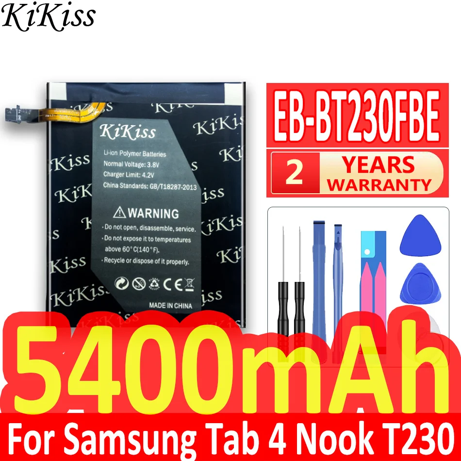 

For SAMSUNG Tablet Battery EB-BT230FBE For Samsung GALAXY Tab 4 Tab4 Nook T230 T231 T235 SM-T230 SM-T231 SM-T235 5400mAh