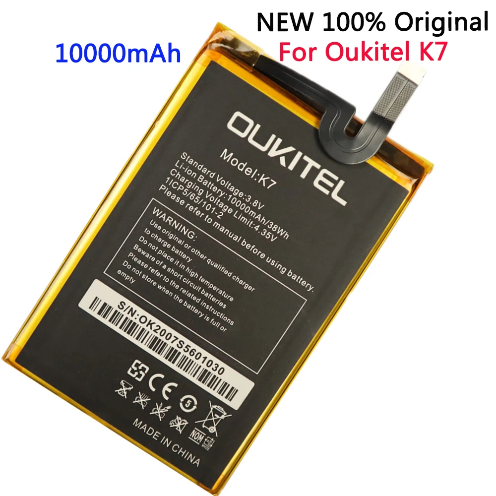 10000 мАч 100% Oukitel Оригинальный аккумулятор для K7 /K7 яркая мощность высокое качество +