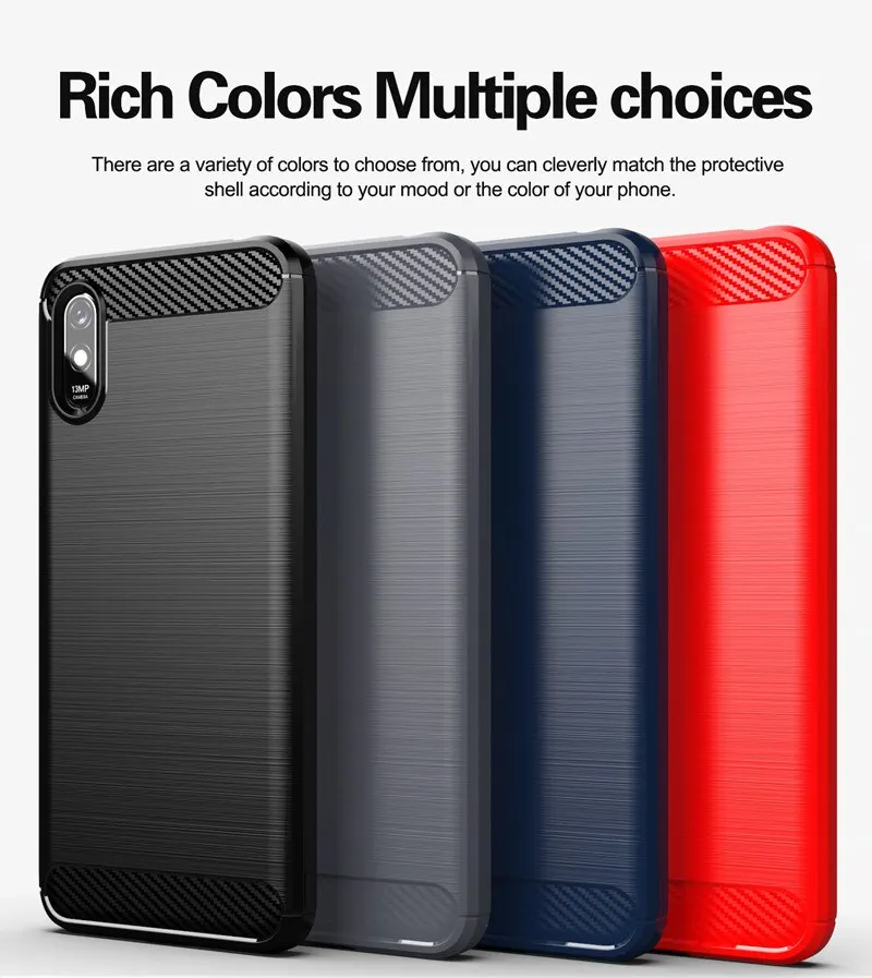 

Матовый чехол для Redmi 9A 9i 9AT, противоударный силиконовый чехол для телефона