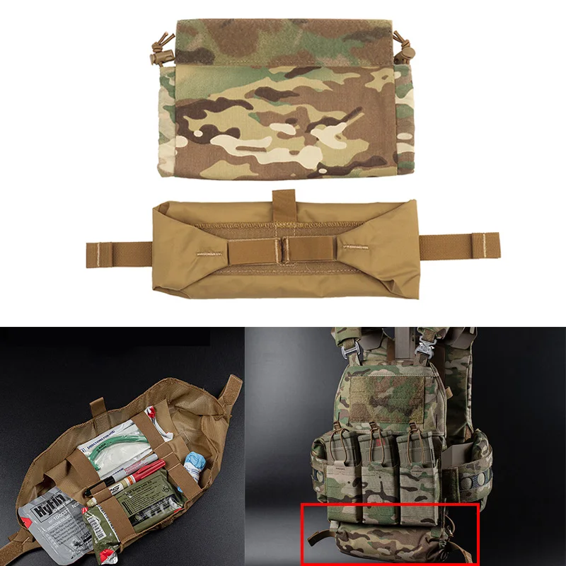 

Tactical Medical EDC Pouch First Aid Kit Pouch Military Vest Chest Rig IFAK Bag Foldable Emergency EMT Tool Pack Survival Bag