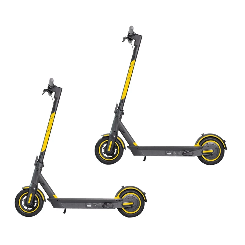 

2 Set Reflective Stickers Scooter Full Set Stickers For Ninebot MAX G30 Kickscooter Foldable Stickers(Yellow)