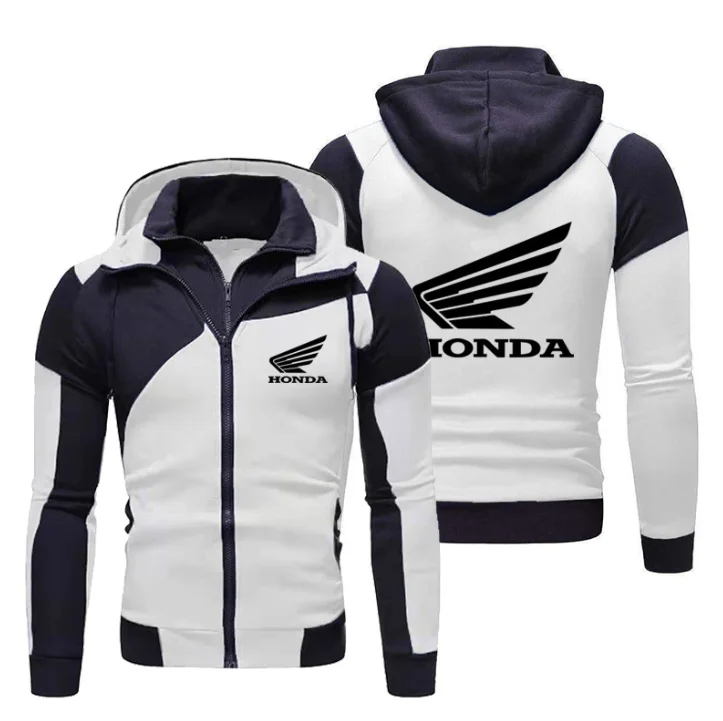 

2023 NEW Autumn Fashion for HONDA Sweatshirt Casual Jacket Double Zipper Hoodie Cotton Cosplay Sweatshirts