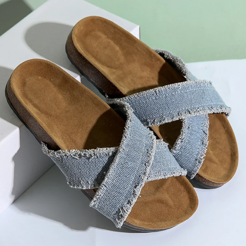 

Women Slippers Flats Platform Summer Sandals 2022 New Fashion Beach Flip Flops Causal Home Ladies Shoes Slingback Slides Mujer