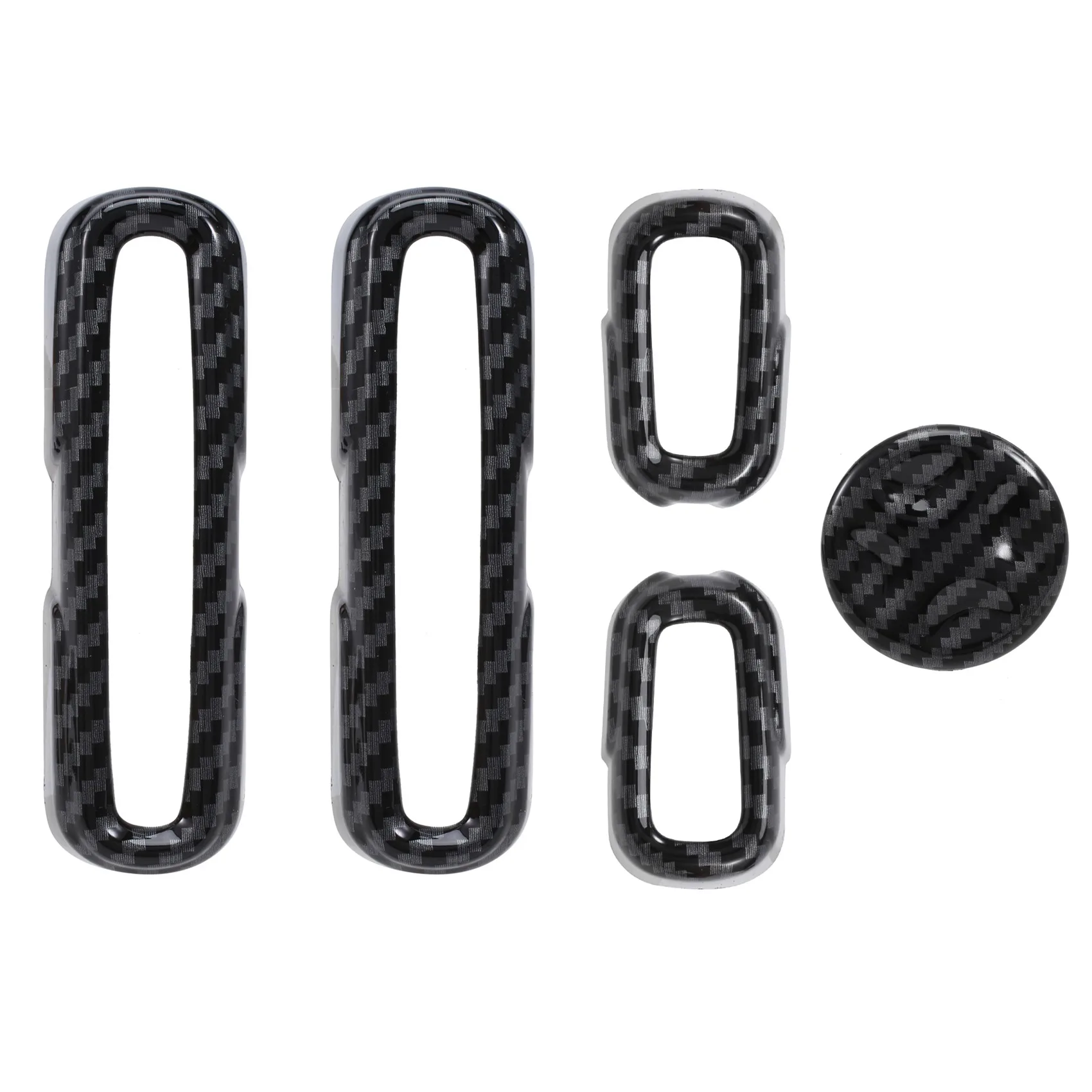

Car Carbon Fiber Interior Front Power Seats Adjustment Switch Cover Trims for -V 2022 2023