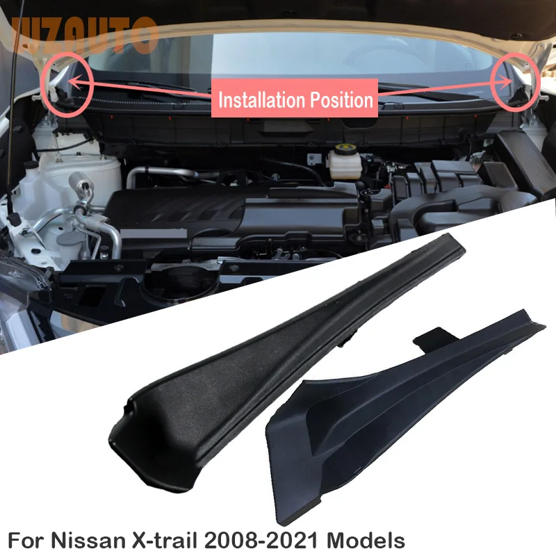 

Обмотка переднего лобового стекла, угловая отделка, Боковая Отделка стеклоочистителя для Nissan X-trail 2008-2013/2014-2021