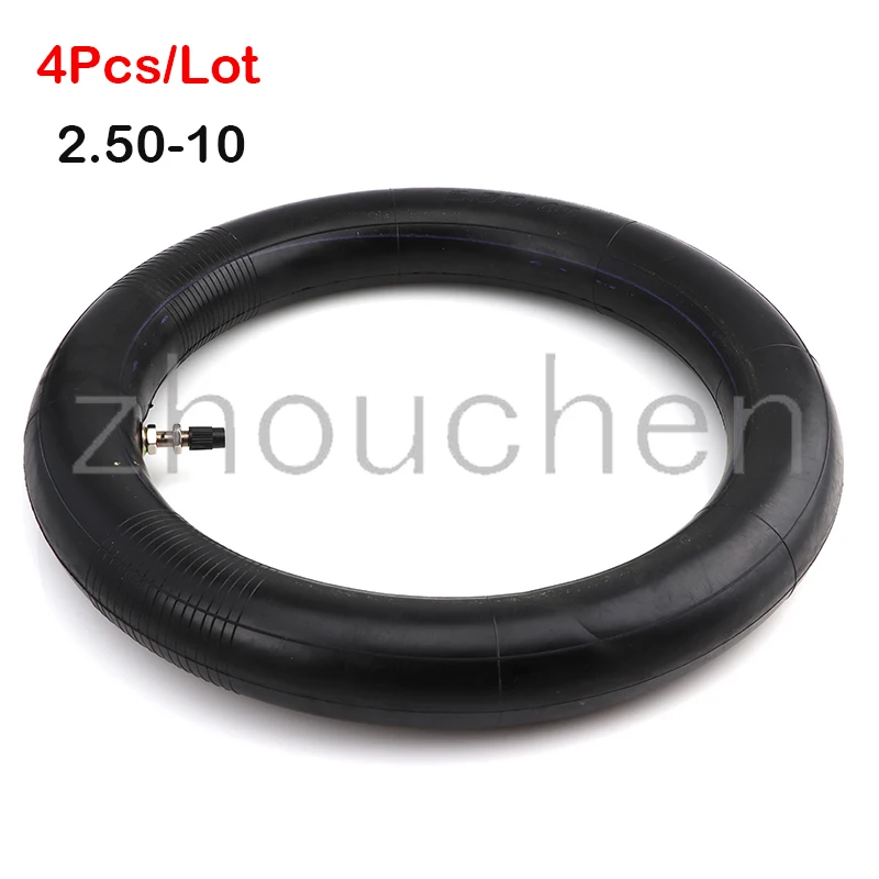 

4 шт./лот 2,50-10 сверхмощные резиновые шины, внутренние камеры с прямым стержнем клапана для Yamaha PW50 PW 50 ATV Motocross