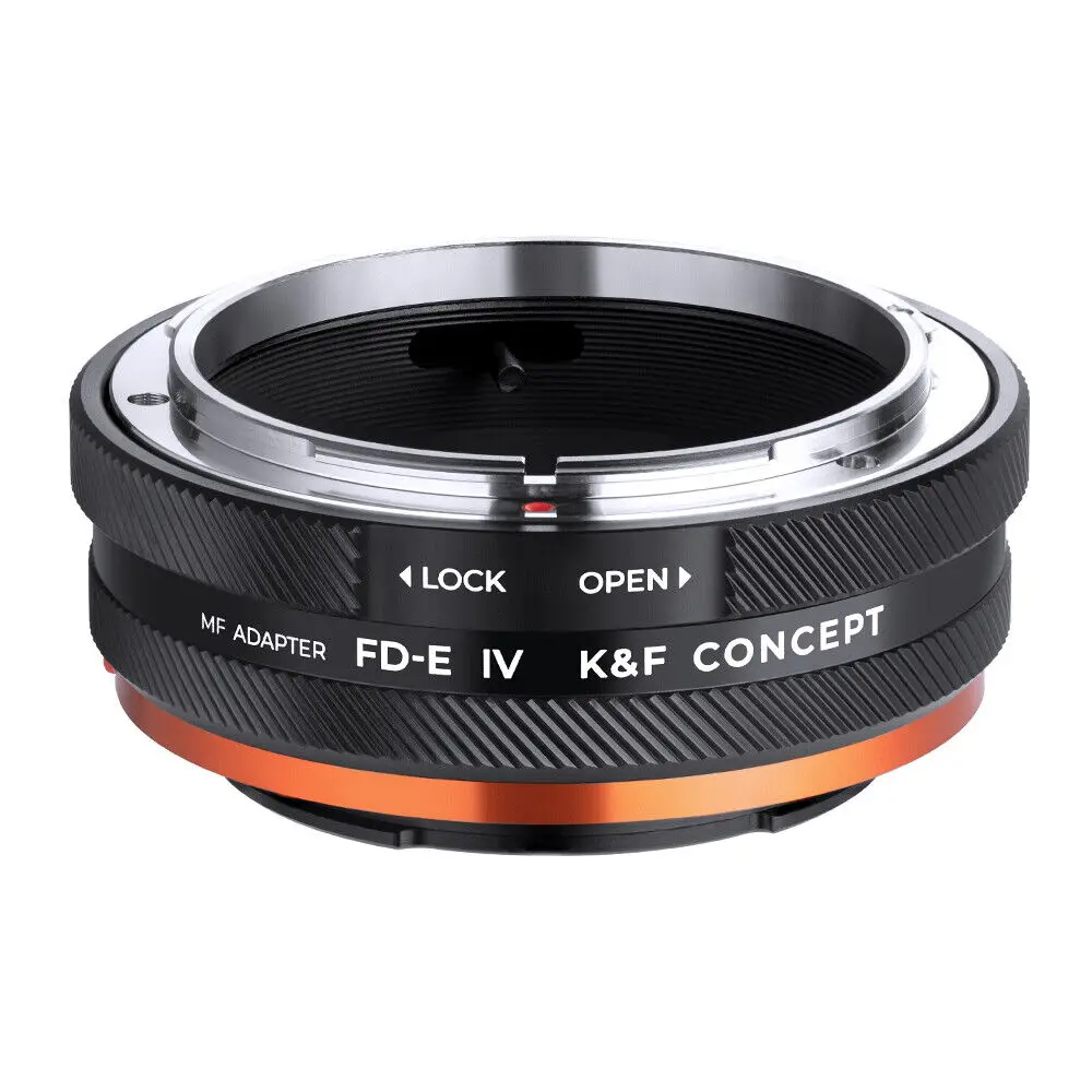 

K&F CONCEPT FD-NEX IV 4 PRO Lens Adapter for Canon FD FL to Sony E Mount NEX a1 ZV-E10 FX30 A7R2 A7S3 A7M4 A92 a5000 a6000