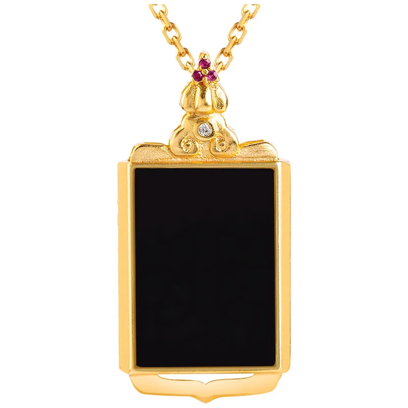 

Burmese Jade Pendant Amulets Jewelry Stone Choker Necklace Designer Jadeite Natural Charms 925 Silver Necklaces Black Luxury