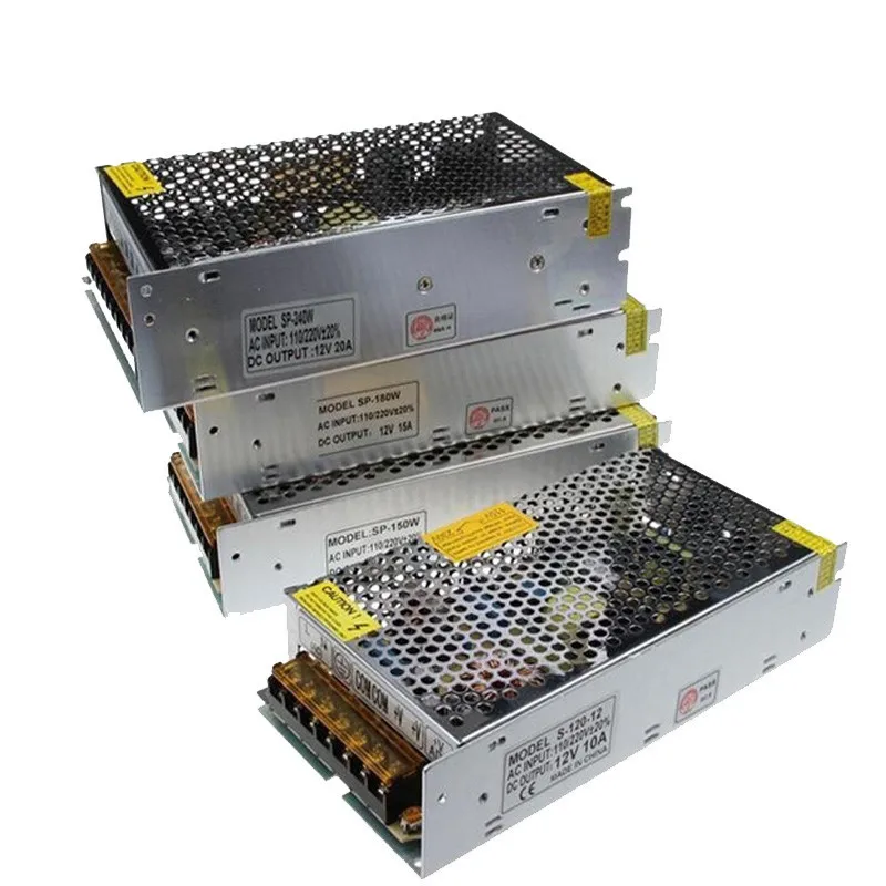 Адаптер источника питания трансформатор для освещения 12 В 2 А 3 5 10 15 20 30 AC110-220V To