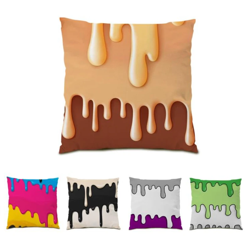 

Luxury Headrest Cover Color Map 45x45 Cushions Covers Velvet Pillowcase Support Customization Decorative Pillows for Bed E0037