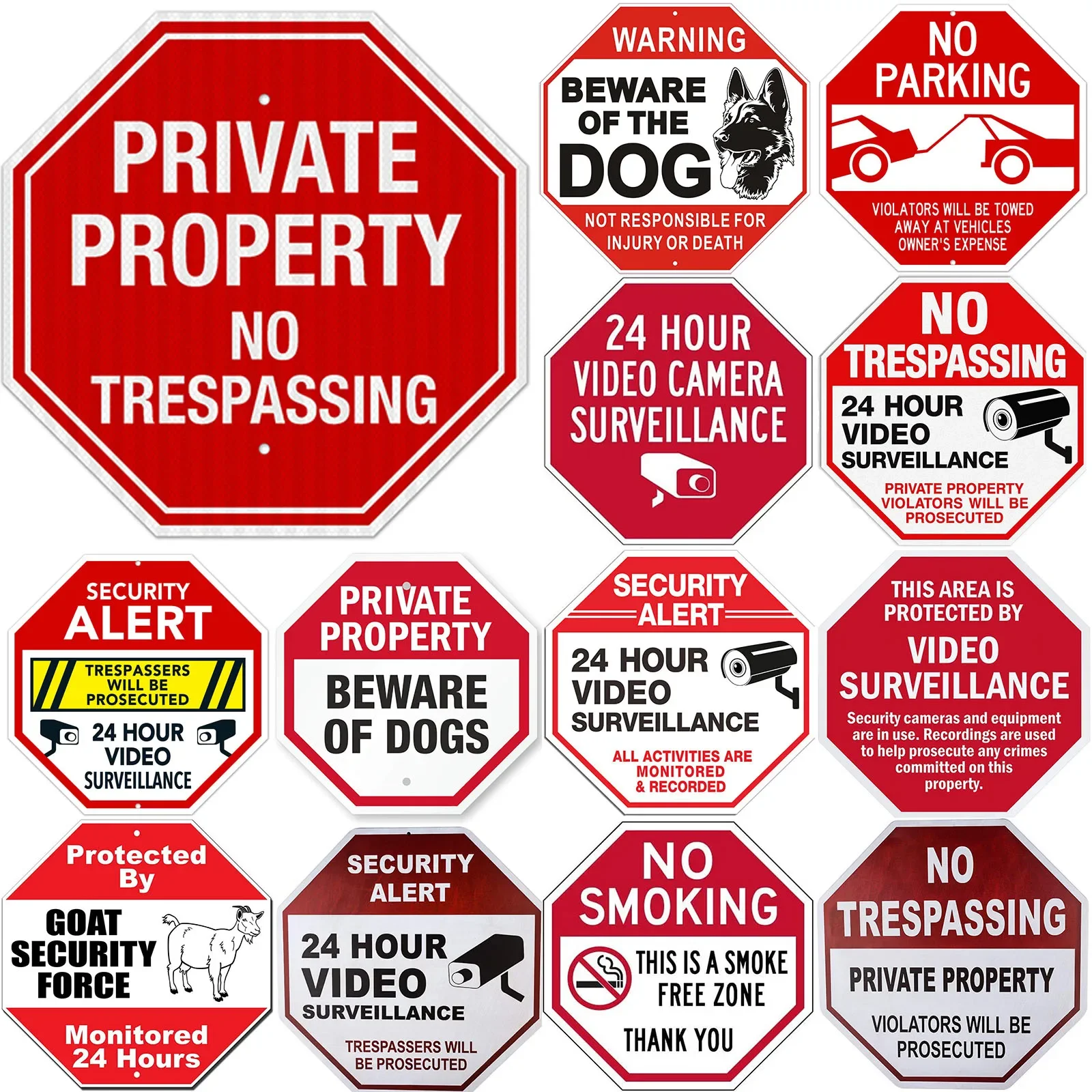 Восьмиугольный Предупреждающий Знак Smartsign 12x12 Дюймов Металлический Устойчивый К