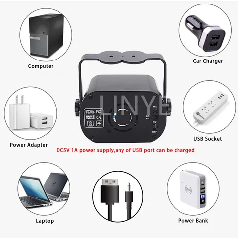 Лазерный проектор LINYEE RGB