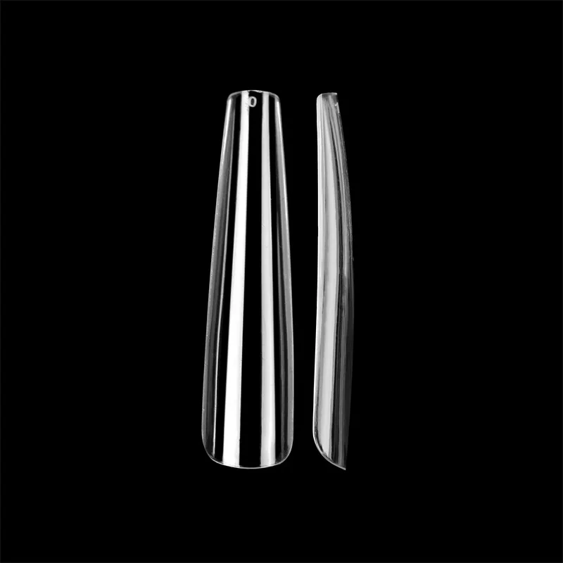 

240pcs 3XL Extra Long Coffin Ballerina False Nails Full Cover Artificial Nail Art Tips Salon Straight Fake Extension Nails