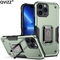 armor shockproof case for iphone 13 pro max 13 mini ring stand phone back cover for iphone 12 11 pro max x xs max xr 8 7 plus