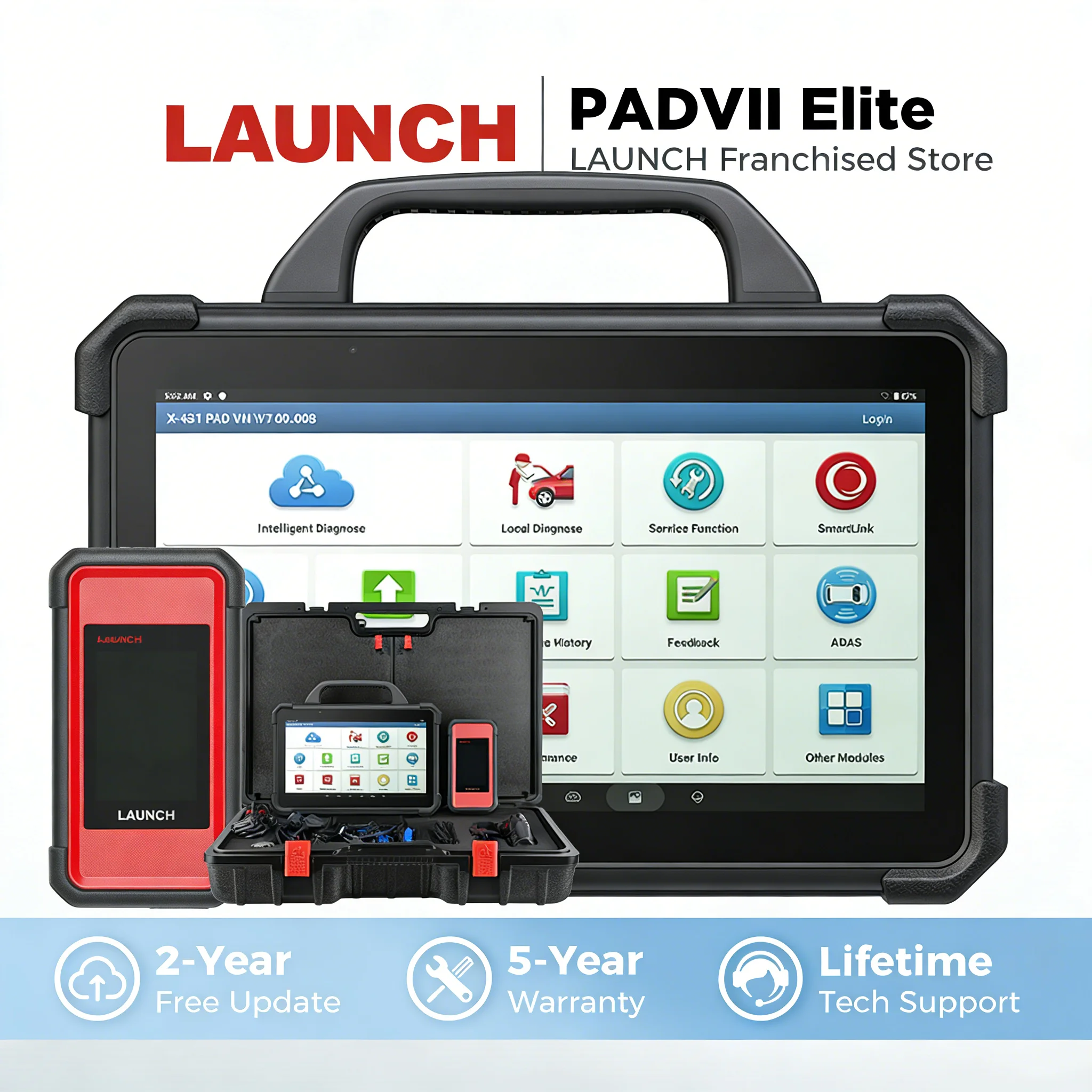 

LAUNCH X431 PAD 7 PAD7 PADVII Elite Автомобильные диагностические инструменты J2534 Smartlink Автомобильный сканер Онлайн-программирование Кодирование ЭБУ