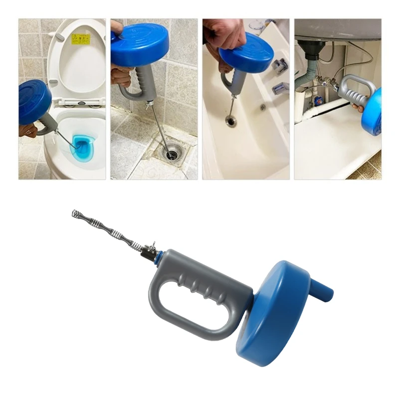 

3/4/5/7/10m Pipe Plunger Kitchen Sink Sewer Dredge Cleaning Basin Clogging Plumbing Bathtub Drain Unblocker Tool Manual Bathroom