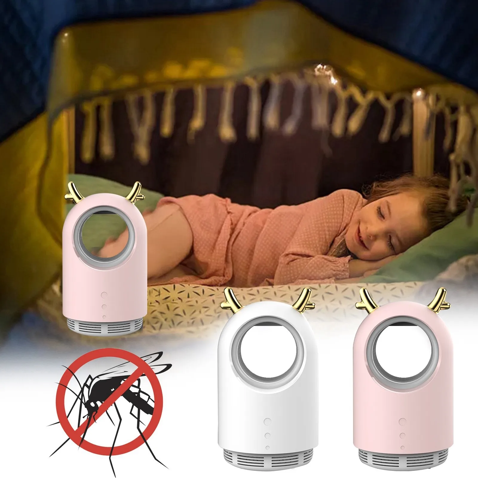 

USB фотокаталитическая электрическая лампа, бытовая ловушка, лампа с разъемом три в одном