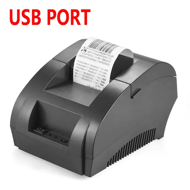 5890K 58mm Thermal Receipt Printer Bluetooth Pos Printer Thermal Label Mini Printer for Small Businesses Label Printer 4