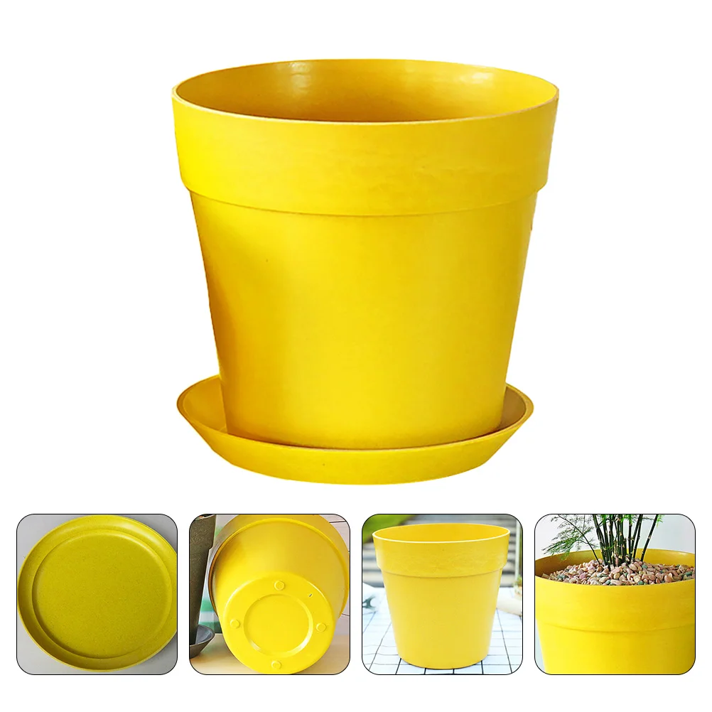 

Pot Flower Planter Pots Indoor Nursery Flowerpot Saucer Bonsai Gardening Decorative Tabletop Succulent Round Outdoor Garden