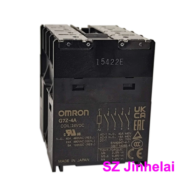 

Оригинальное реле мощности OMRON G7Z-4A 24 В постоянного тока, вспомогательный КОНТАКТНЫЙ модуль