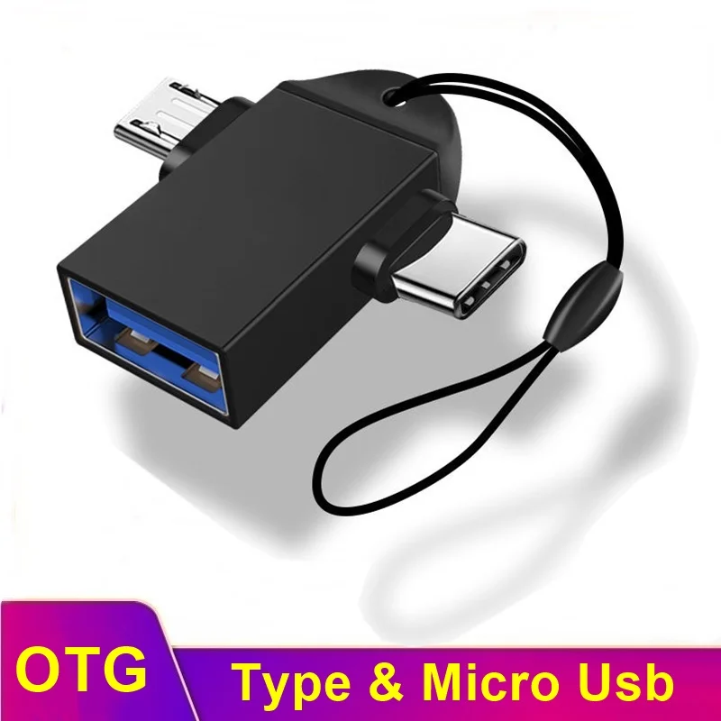 

Tongdaytech 2 In 1 OTG Adapter Micro USB Type C to USB 3.0 Type-C Adapter Data Sync Converter For Samsung Huawei Xiaomi Macbook