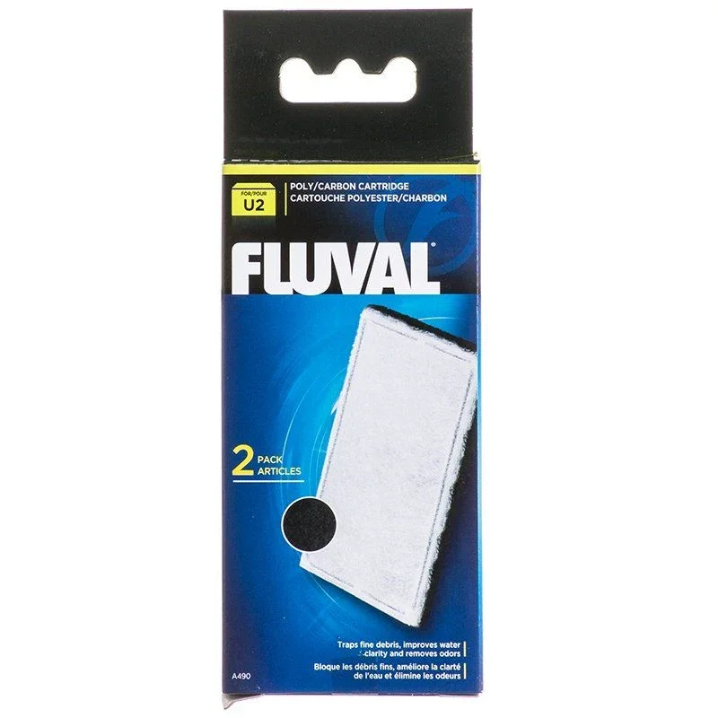 Fluval Underwater Filter Stage 2 Polyester/Carbon CartridgesXA0490