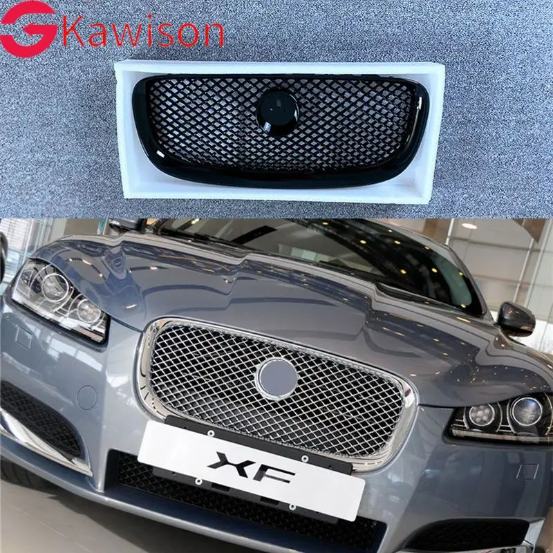 

Автомобильный Стайлинг, 1 шт., передняя решетка из АБС-пластика, накладка, автозапчасти, подходят для Jaguar Xf XF 2008-2016