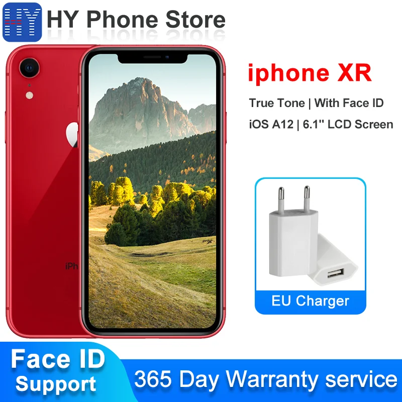 

Apple iPhone XR 64GB Unlocked Smartphones A12 Bionic Chip with Face ID 6.1" 1792 x 828 Screen 12MP Camera