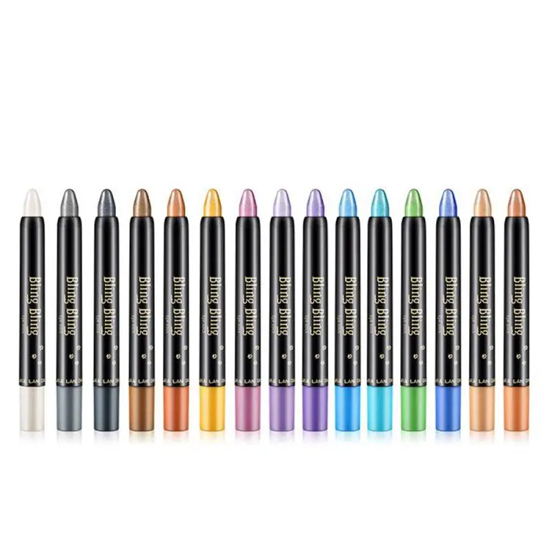 

15 Colors Pearly Eye Shadow Stick Pearl Eye Shadow Pen Lying Silkworm Pen Delicate Texture Long-lasting Makeup Waterproof TSLM2