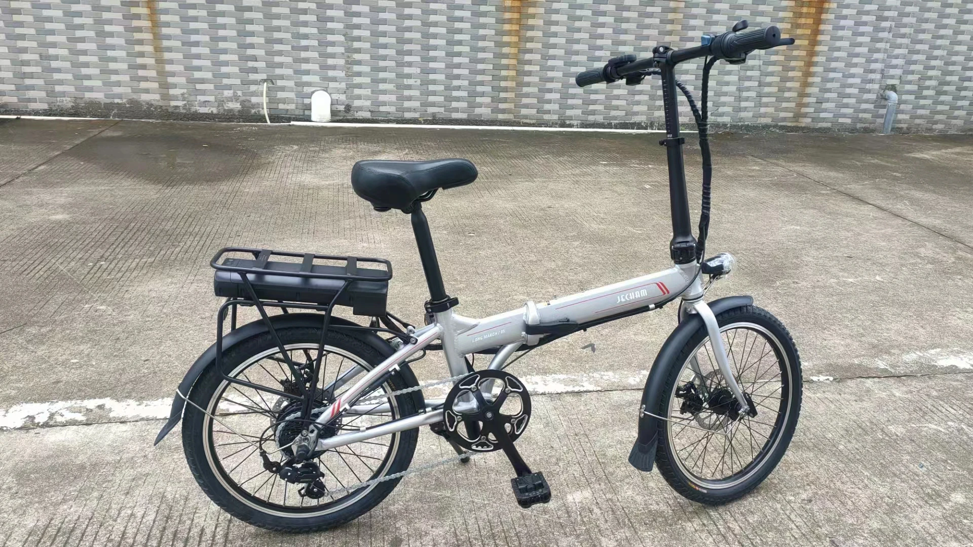 

Велосипед электрический складной для взрослых, электровелосипед с литий-ионным аккумулятором, 36 в 10 Ач, белый/черный, для горных велосипедов, для путешествий по городу