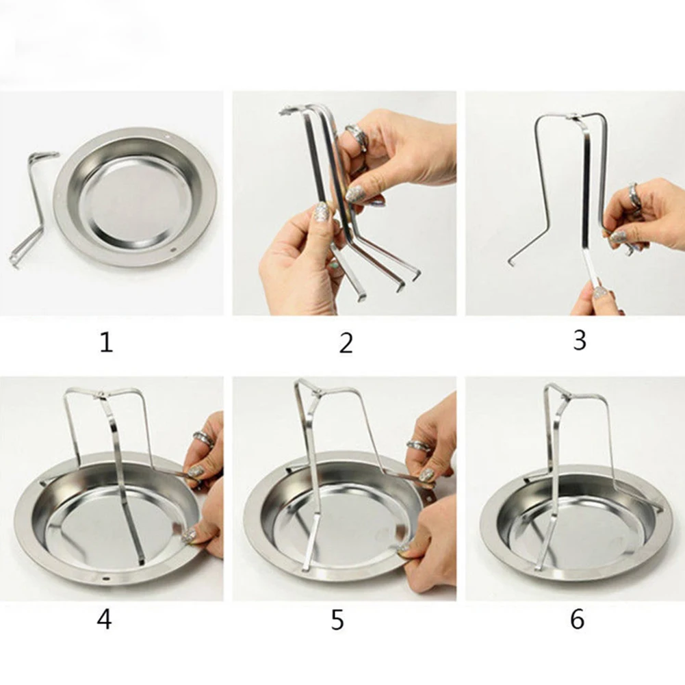 

BBQ Roaster Holder 19.5cm*16.5cm Chicken Holder Tray Replacement Silver Spare Parts Stainless Steel Goose Grill