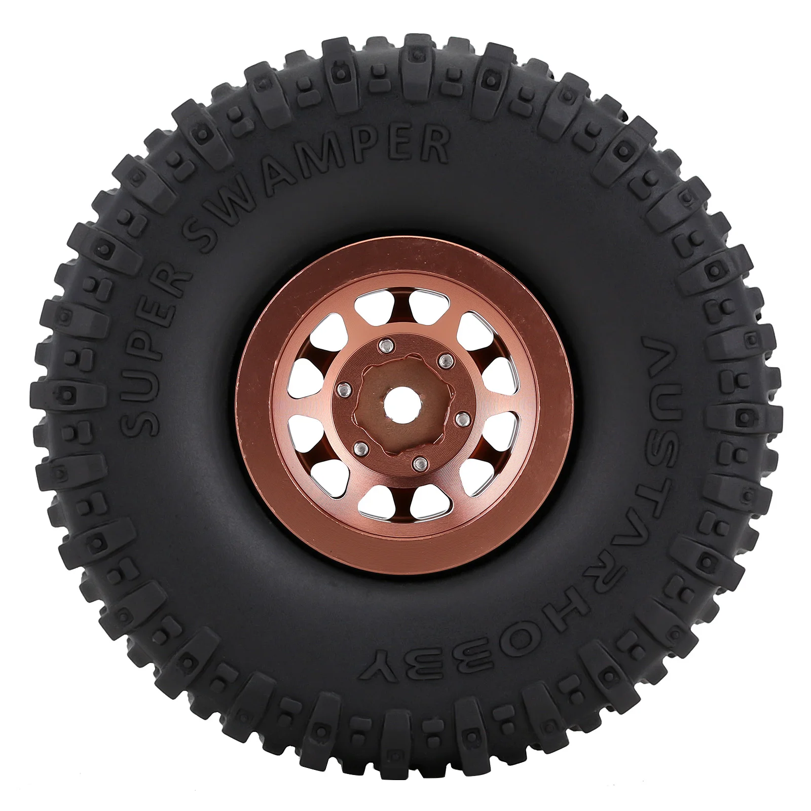 4PCS 60*20mm Mud Rubber Tires&amp1.0&quot CNC Beadlock Wheel Rims Set for 1/24 RC Crawler Car Axial SCX24 FMS Enduro24 (W1049-T2430) - купить