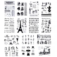 journamm cute vintage stamp diy seals clear rubber stamps for stamping scrapbooking decoration junk journal supplies stationery