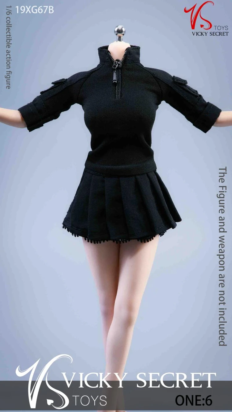 

VSTOYS 19XG67 1/6 City Girl Combat Uniform Set Model Accessories For 12'' Action Figure Body In Stock
