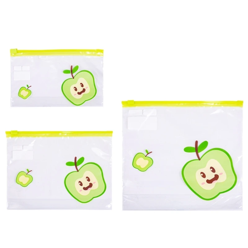 

Reusable Zipper Bag Stand Up Zip Shut Plastic Freezers Bag Fruit Vegetable Zip Lock Kitchen Food Storage Organizer Bag