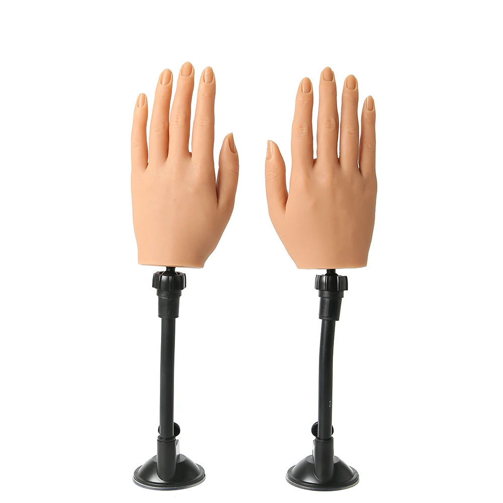 

Silicone Practice Hand With Flexible Finger Adjustment Display With Holder