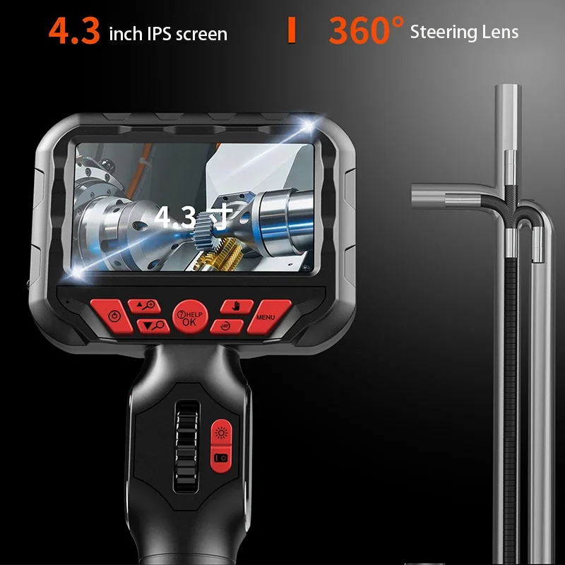 LISCN Эндоскоп 4,3 дюйма