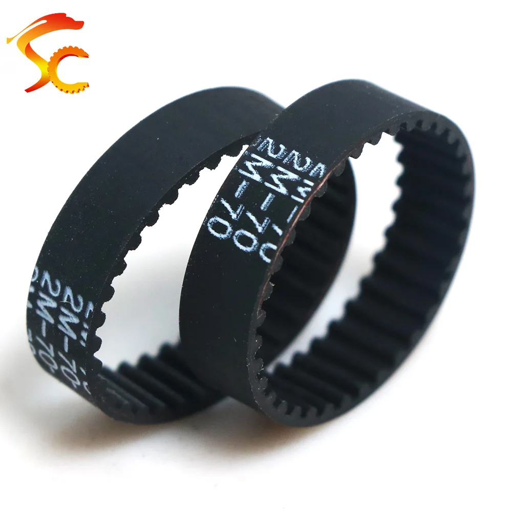 

10pcs GT2/2M 70 72 74 76 78 80 82 90 92 94 100 closed loop rubber timing belt 2GT-72/100-6 Teeth 36 50 width 6mm for 3D printer