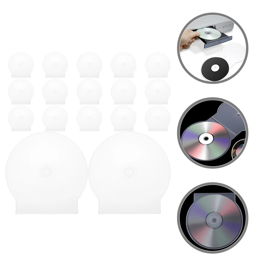 

50 Pcs Standard DVD Cases Portable Travel Holders Transparent Single CD Plastic