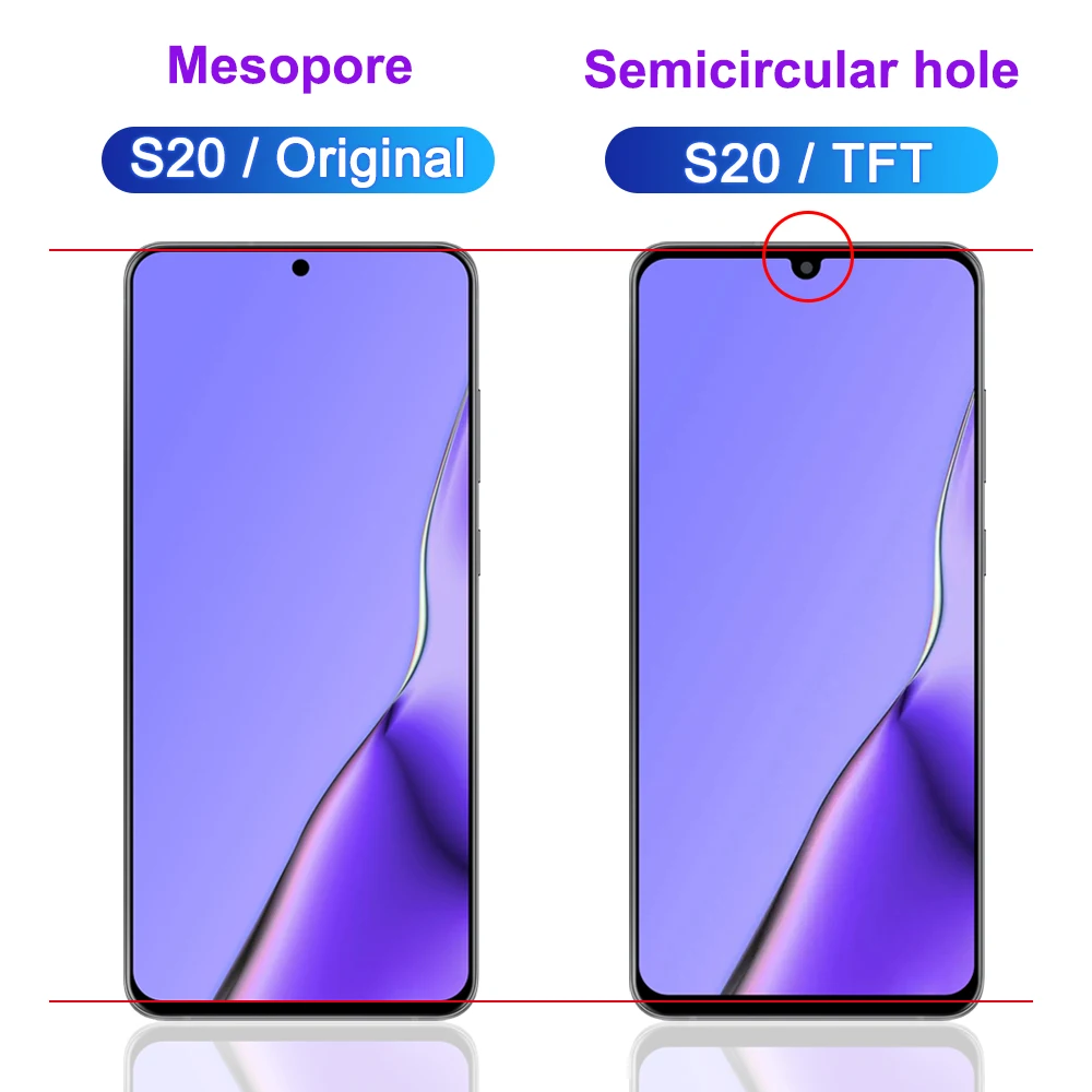 Kup TFT 100% Testowane 6.2 ''LCD Do SAMSUNG Galaxy S20 G980F/DS G980 SM-G980 Wyświetlacz Dotykowy Digitizer Zgromadzenie Części Zamienne