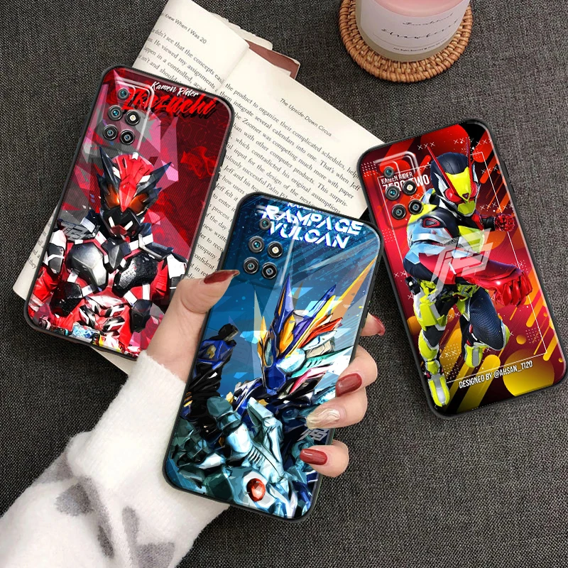 

Bandai Kamen Rider Fashion Classic For Xiaomi Redmi 10 Phone Case Protect Carcasa Funda Coque Liquid Silicon Black