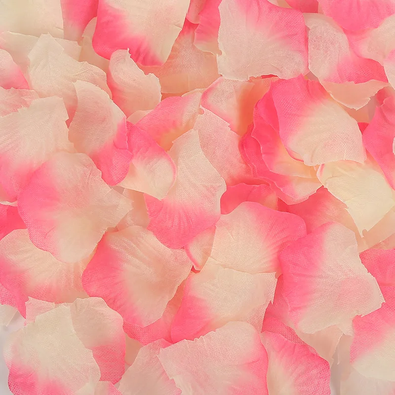 

1000PCS Artificial Rose Petals Colorful Romantic Wedding Anniversary Silk Rose Flower for Wedding Decoration Roses Supplies