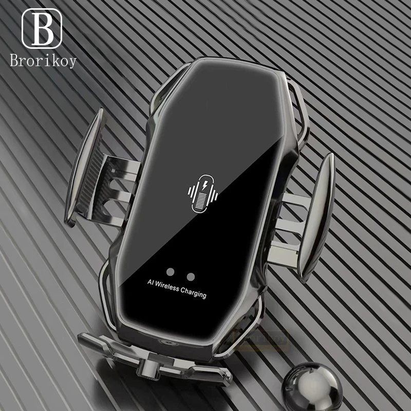 10 Вт автоматическое автомобильное беспроводное зарядное устройство