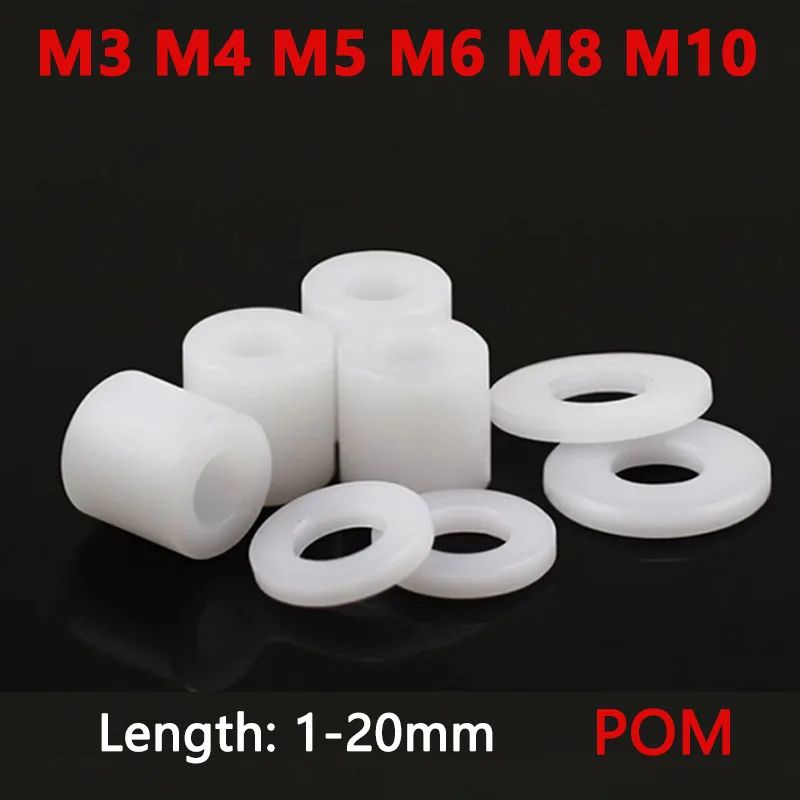 

Белые втулки POM M3 M4 M5 M6 M8 M10